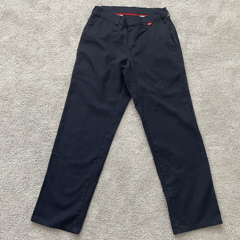 Bulwark Flame Resistant IQ Series Navy Blue Work Pants Jeans 32x32
